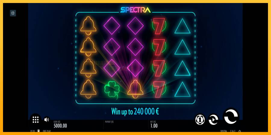 Spectra игрална машина за пари, снимка 1