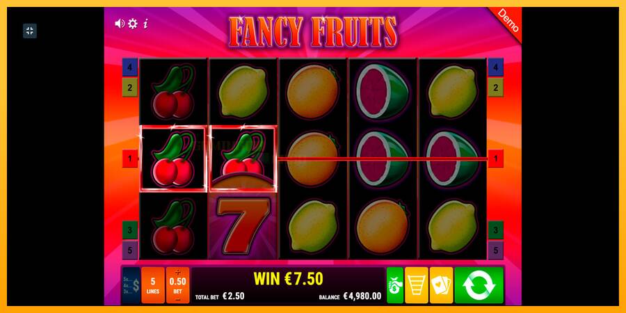 Fancy Fruits игрална машина за пари, снимка 2