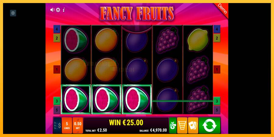 Fancy Fruits игрална машина за пари, снимка 3