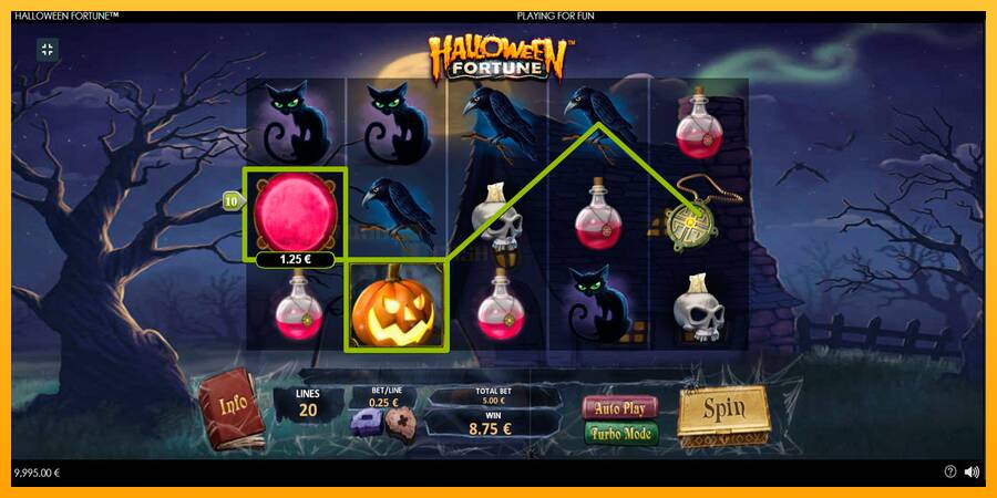 Halloween Fortune игрална машина за пари, снимка 4