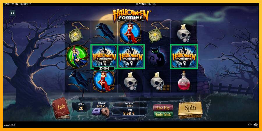 Halloween Fortune игрална машина за пари, снимка 5