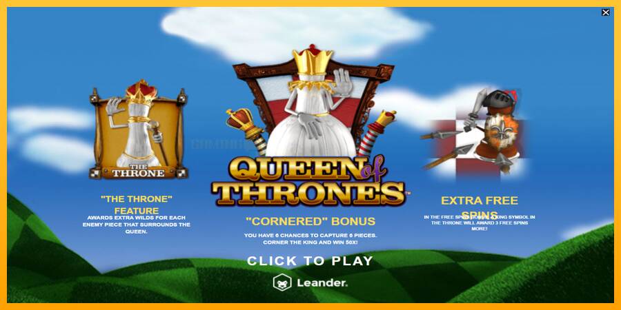 Queen of Thrones игрална машина за пари, снимка 1