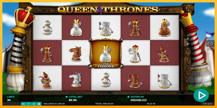 Queen of Thrones игрална машина за пари, снимка 2