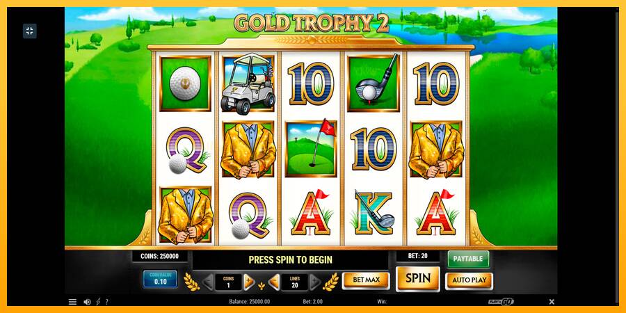 Gold Trophy 2 игрална машина за пари, снимка 1