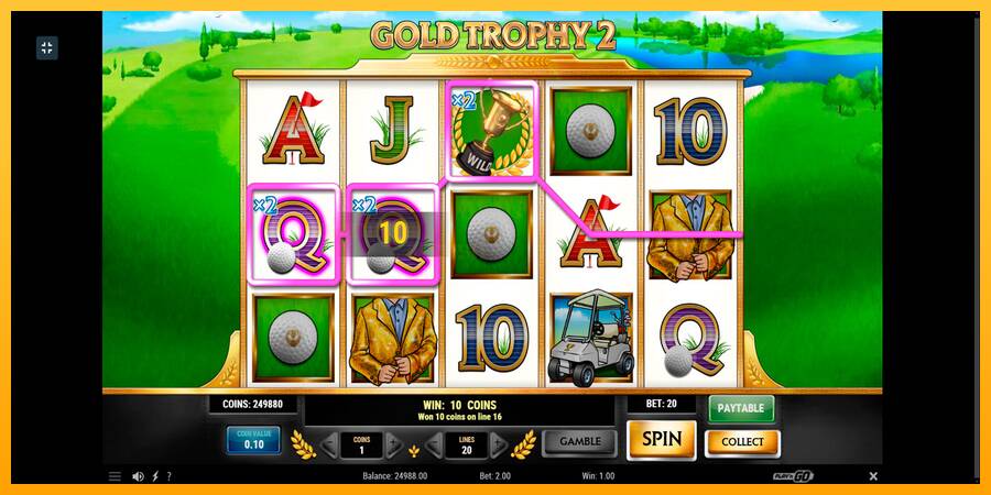 Gold Trophy 2 игрална машина за пари, снимка 2