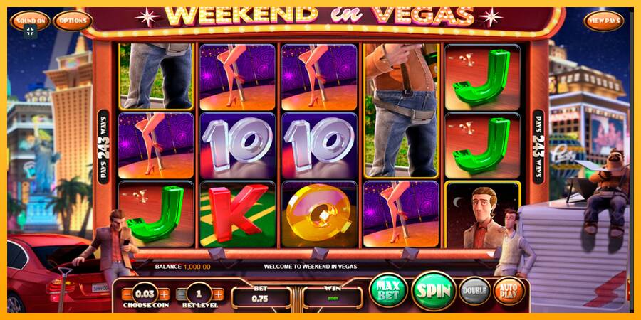 Weekend In Vegas игрална машина за пари, снимка 1