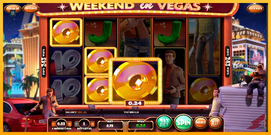 Weekend In Vegas игрална машина за пари, снимка 2