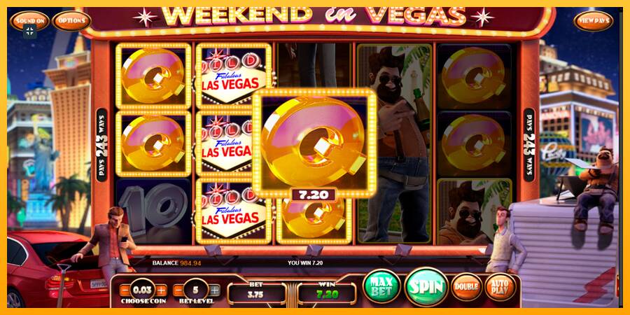 Weekend In Vegas игрална машина за пари, снимка 3