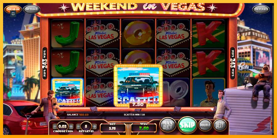 Weekend In Vegas игрална машина за пари, снимка 4