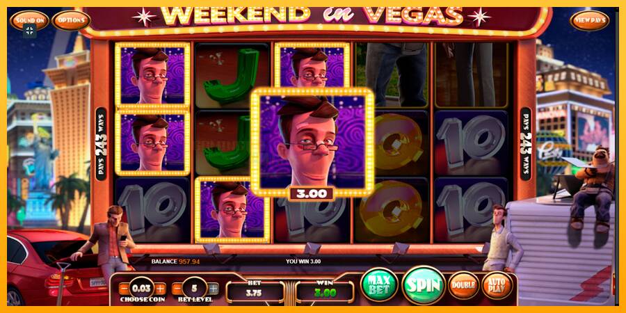 Weekend In Vegas игрална машина за пари, снимка 5