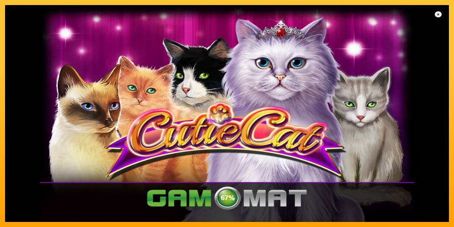 Cutie Cat игрална машина за пари, снимка 1