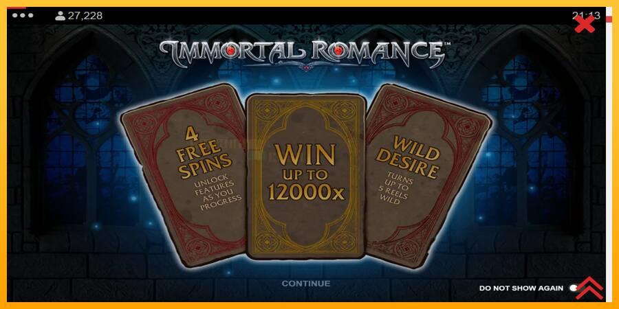 Immortal Romance игрална машина за пари, снимка 1