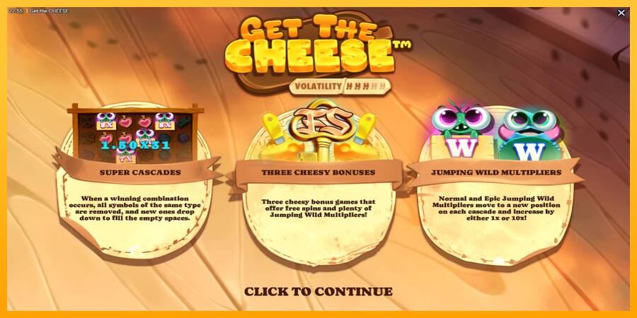 Get The Cheese игрална машина за пари, снимка 1