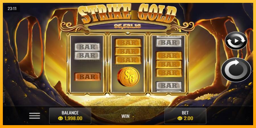 Strike Gold игрална машина за пари, снимка 1