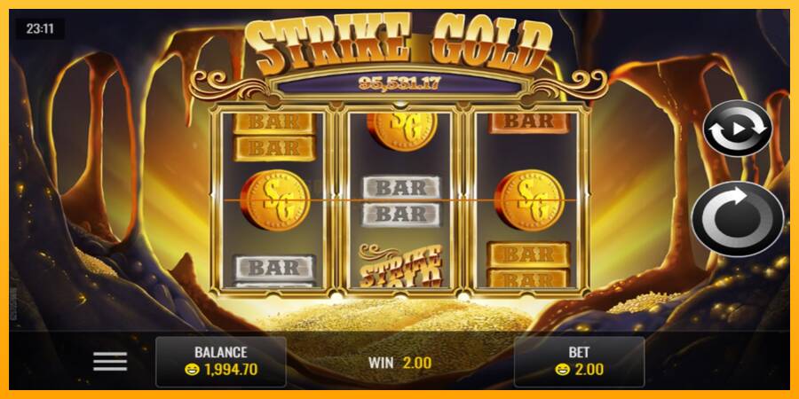 Strike Gold игрална машина за пари, снимка 2