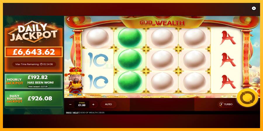 God of Wealth игрална машина за пари, снимка 2