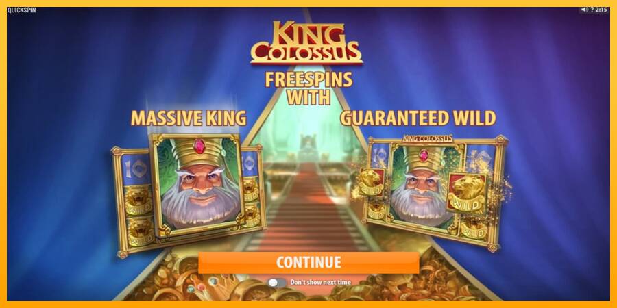 King Colossus игрална машина за пари, снимка 1