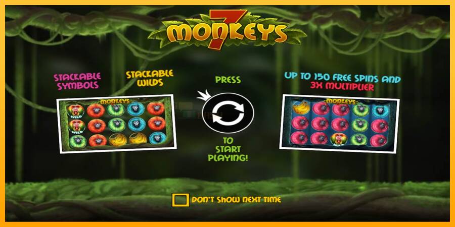 7 monkeys игрална машина за пари, снимка 1