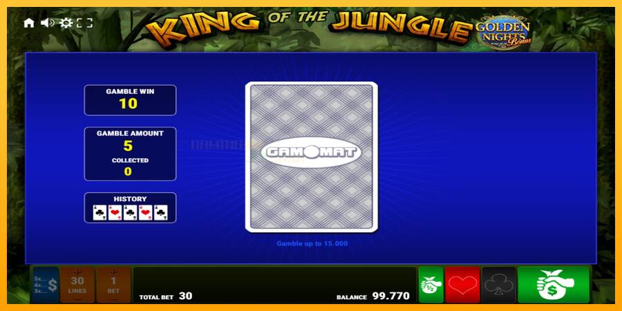 King of the Jungle Golden Nights игрална машина за пари, снимка 4