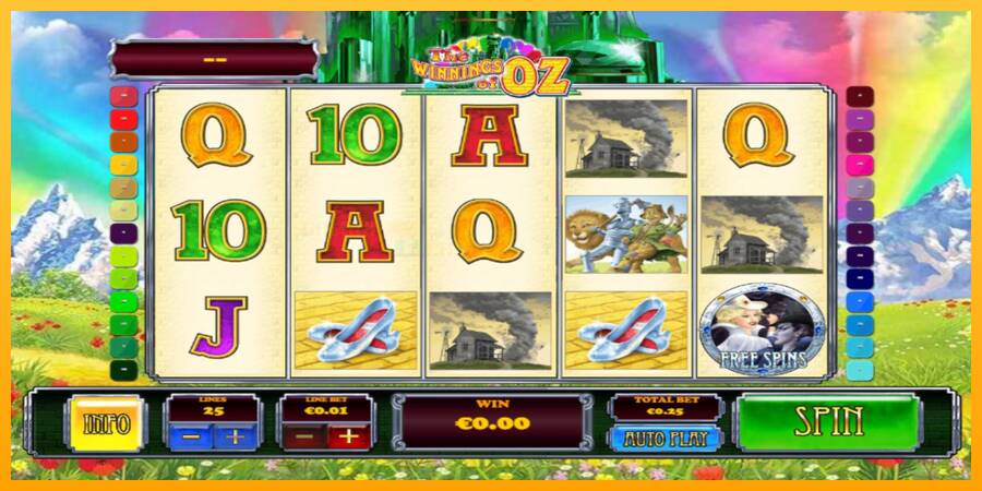 The Winnings of Oz игрална машина за пари, снимка 1