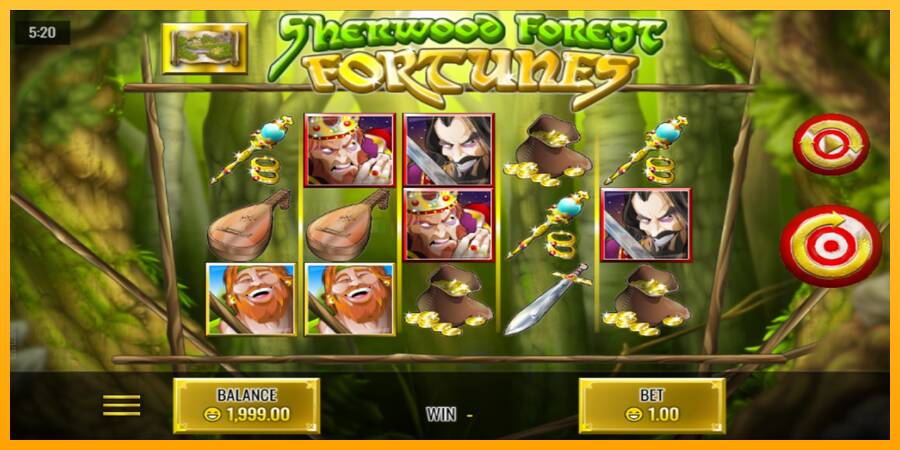 Sherwood Forest Fortunes игрална машина за пари, снимка 1