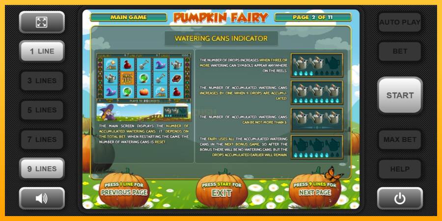 Pumpkin Fairy игрална машина за пари, снимка 5