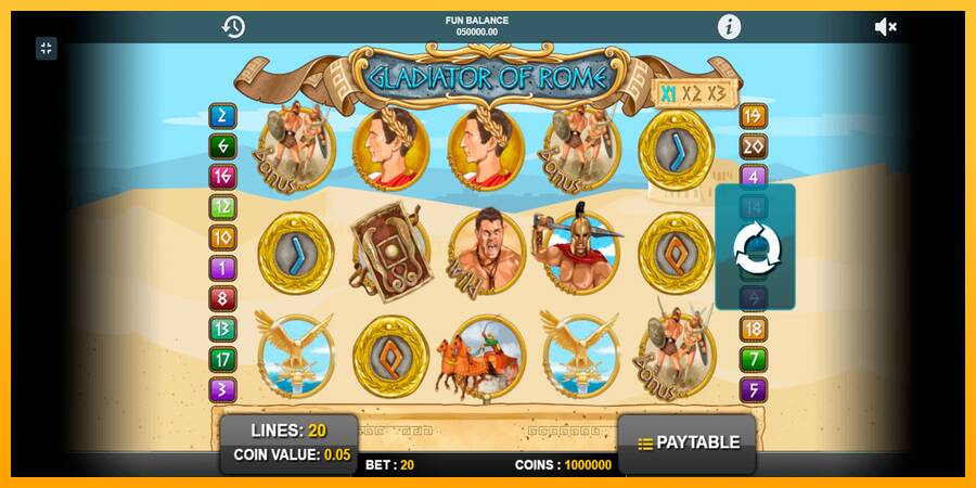 Gladiator of Rome игрална машина за пари, снимка 1