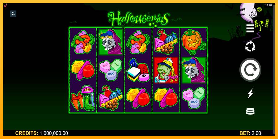 Halloweenies игрална машина за пари, снимка 1