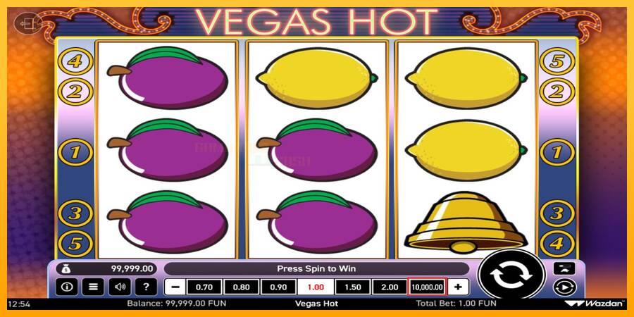 Vegas Hot игрална машина за пари, снимка 1