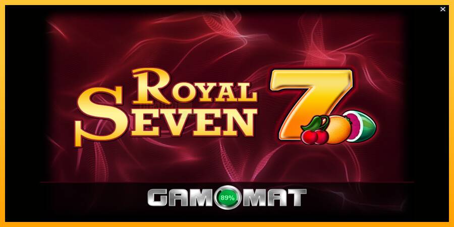 Royal Seven игрална машина за пари, снимка 1