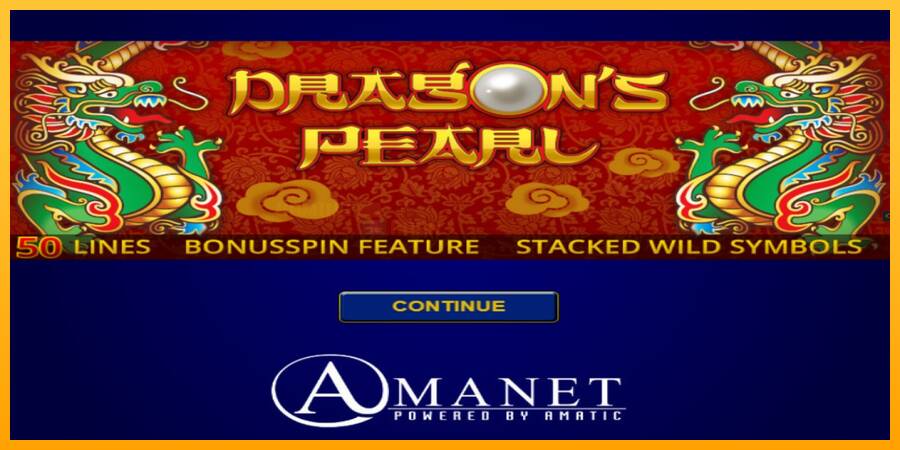 Dragons Pearl игрална машина за пари, снимка 1