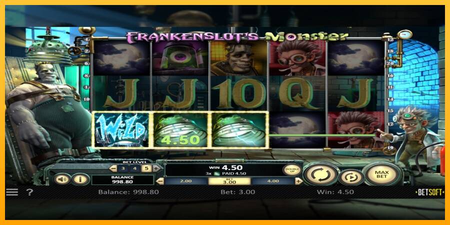 Frankenslots Monster игрална машина за пари, снимка 3