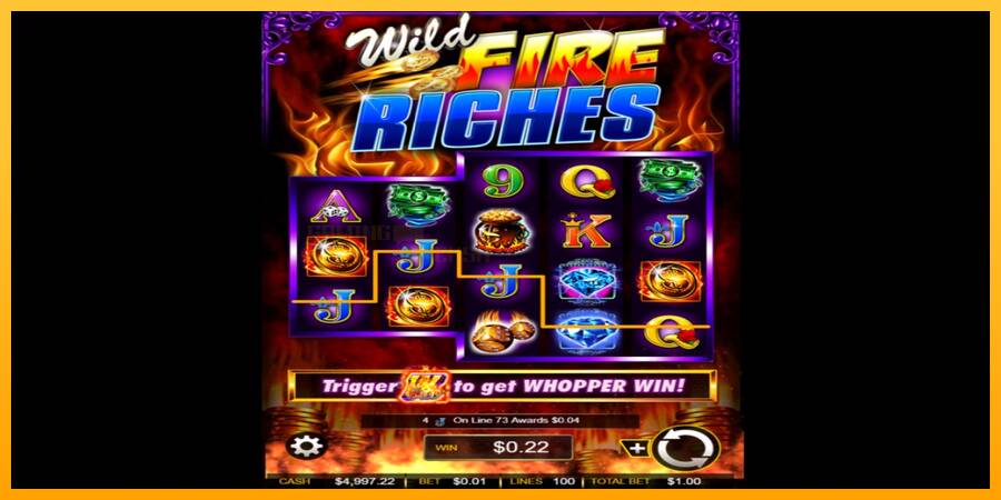 Wild Fire Riches игрална машина за пари, снимка 2