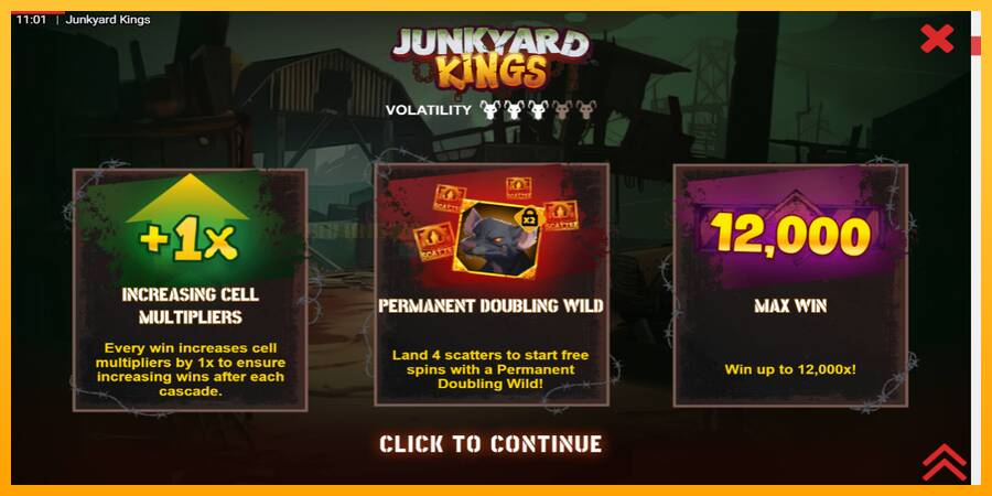 Junkyard Kings игрална машина за пари, снимка 1