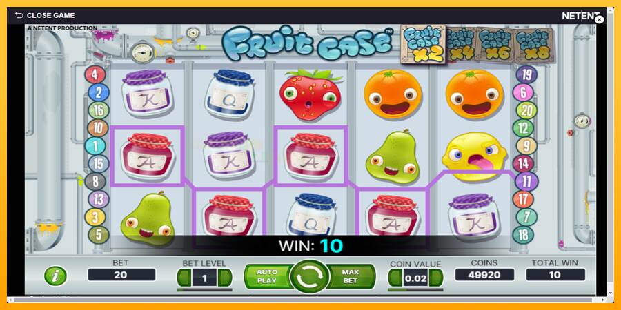 Fruit Case игрална машина за пари, снимка 2