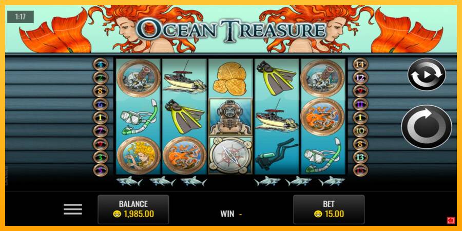 Ocean Treasure игрална машина за пари, снимка 1