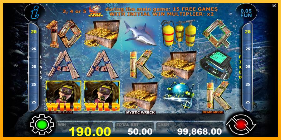 Mystic Wreck игрална машина за пари, снимка 5