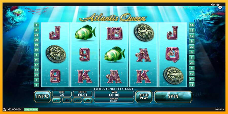 Atlantis Queen игрална машина за пари, снимка 1