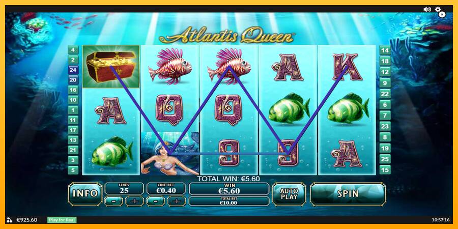 Atlantis Queen игрална машина за пари, снимка 3