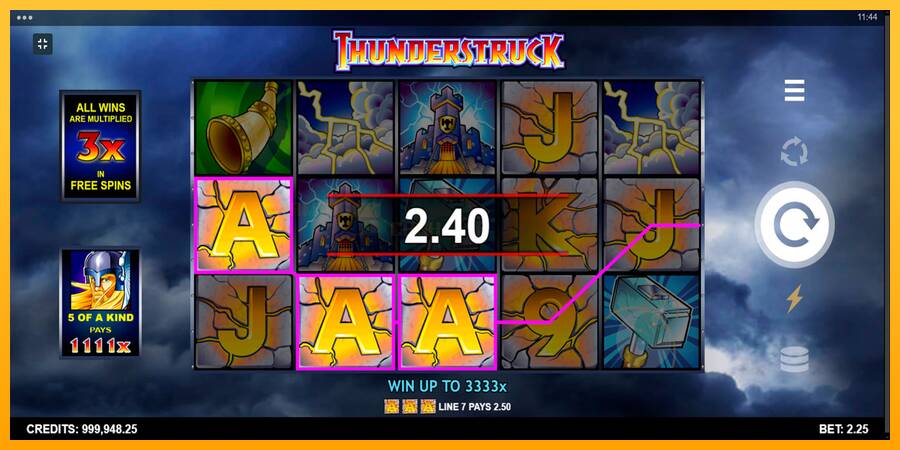 Thunderstruck игрална машина за пари, снимка 4