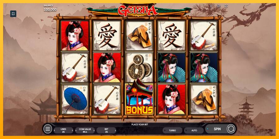 Geisha игрална машина за пари, снимка 1