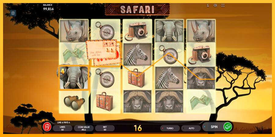 Safari игрална машина за пари, снимка 3