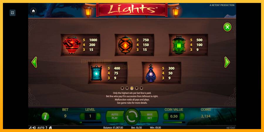 Lights игрална машина за пари, снимка 5