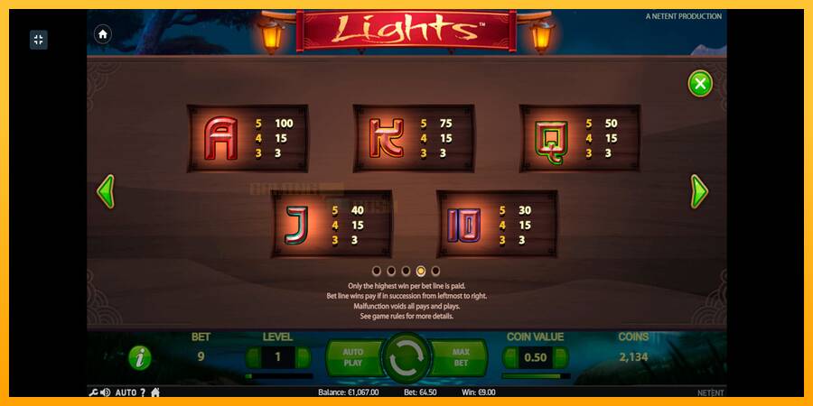 Lights игрална машина за пари, снимка 6