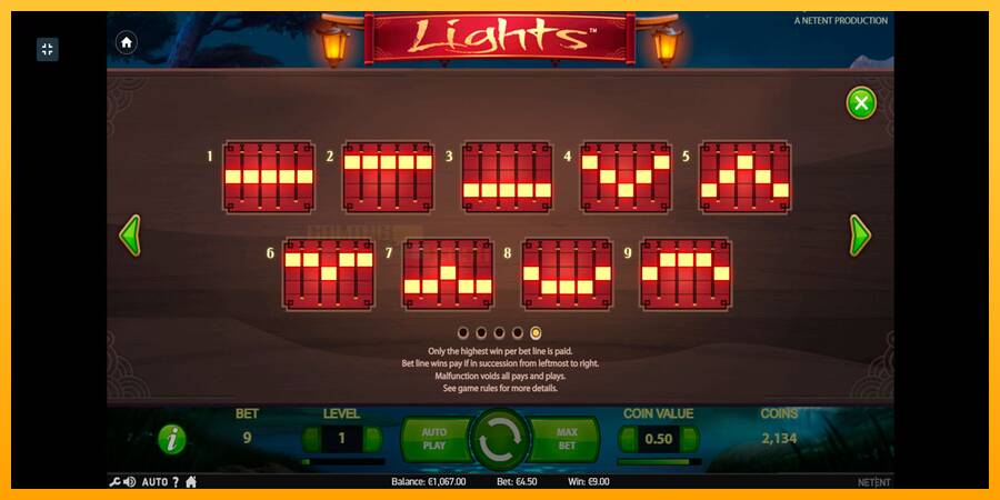 Lights игрална машина за пари, снимка 7