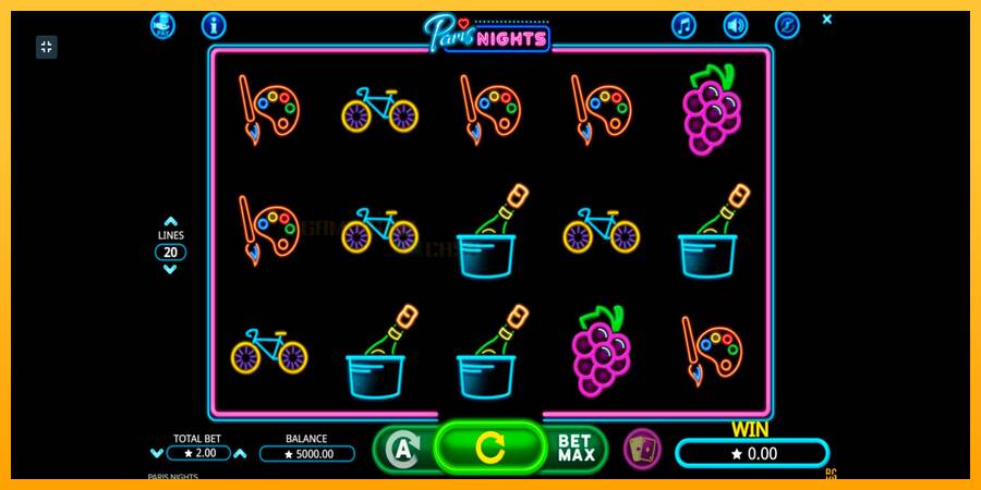 Paris Nights игрална машина за пари, снимка 1