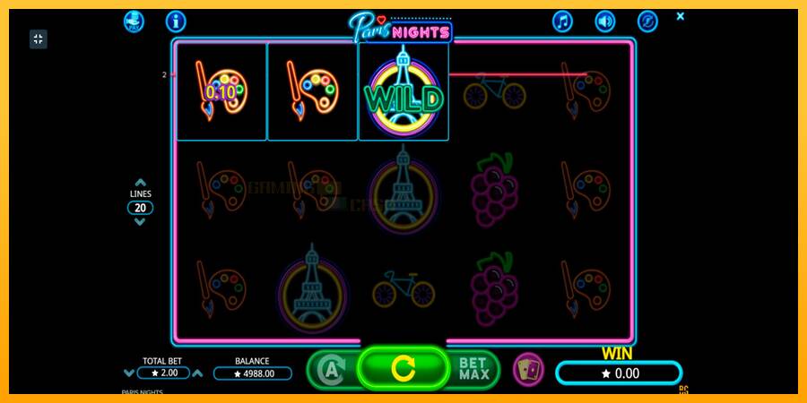 Paris Nights игрална машина за пари, снимка 2