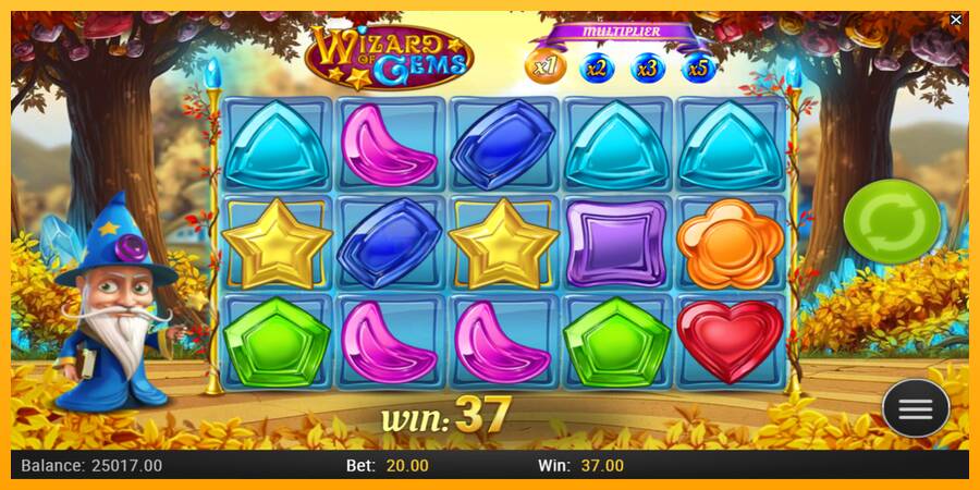 Wizard of Gems игрална машина за пари, снимка 3