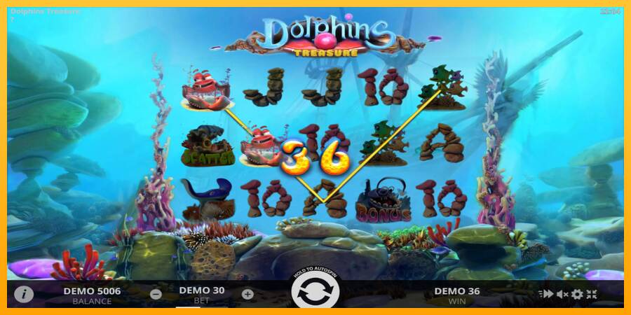 Dolphins Treasure игрална машина за пари, снимка 2