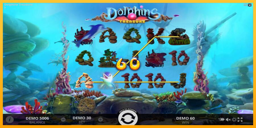 Dolphins Treasure игрална машина за пари, снимка 4